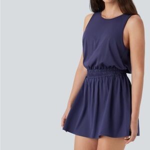 Halara Stylish Navy Blue Sleeveless Dress Size Medium NWT